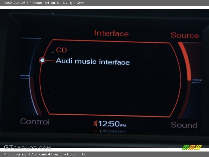 Brilliant Black / Light Grey 2008 Audi A6 3.2 Sedan