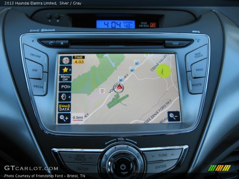 Silver / Gray 2013 Hyundai Elantra Limited