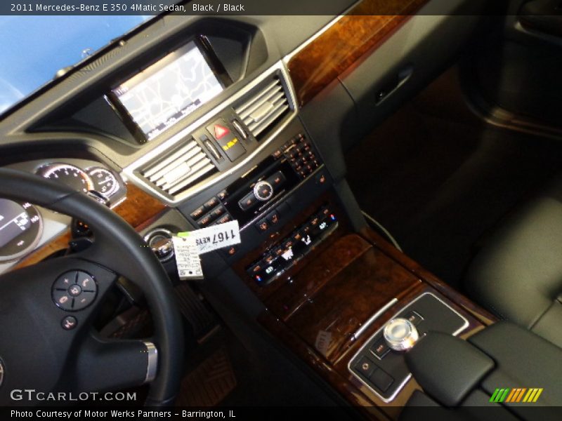 Black / Black 2011 Mercedes-Benz E 350 4Matic Sedan