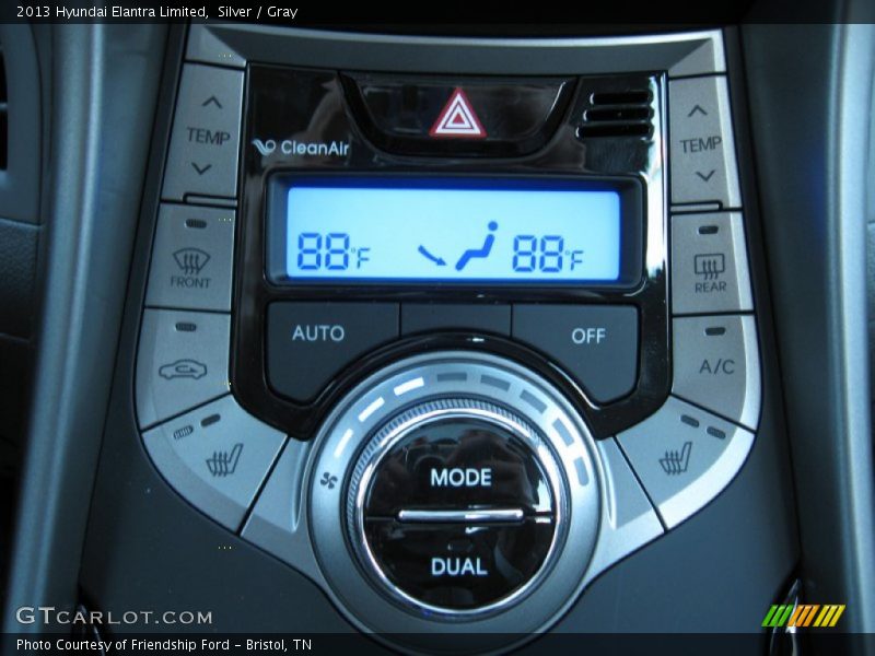 Silver / Gray 2013 Hyundai Elantra Limited