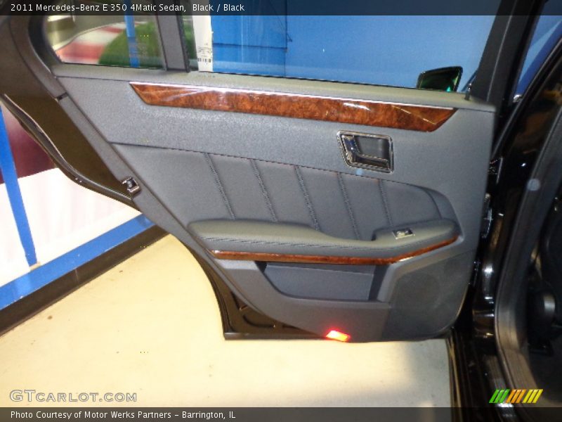 Black / Black 2011 Mercedes-Benz E 350 4Matic Sedan