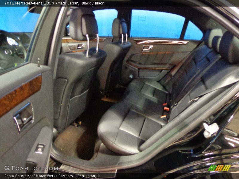 Black / Black 2011 Mercedes-Benz E 350 4Matic Sedan