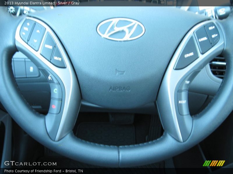 Silver / Gray 2013 Hyundai Elantra Limited