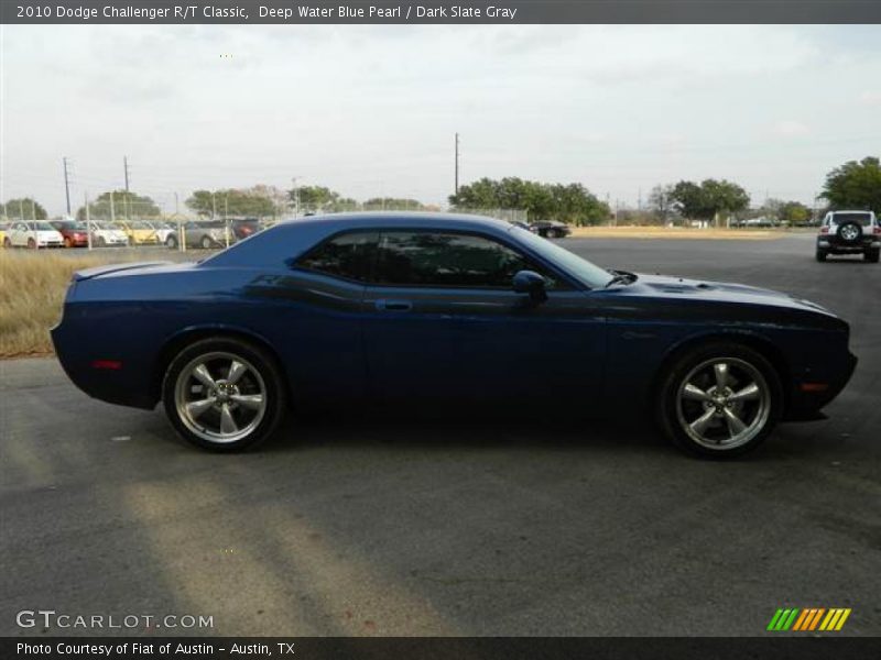Deep Water Blue Pearl / Dark Slate Gray 2010 Dodge Challenger R/T Classic