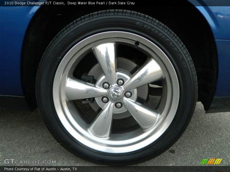 Deep Water Blue Pearl / Dark Slate Gray 2010 Dodge Challenger R/T Classic