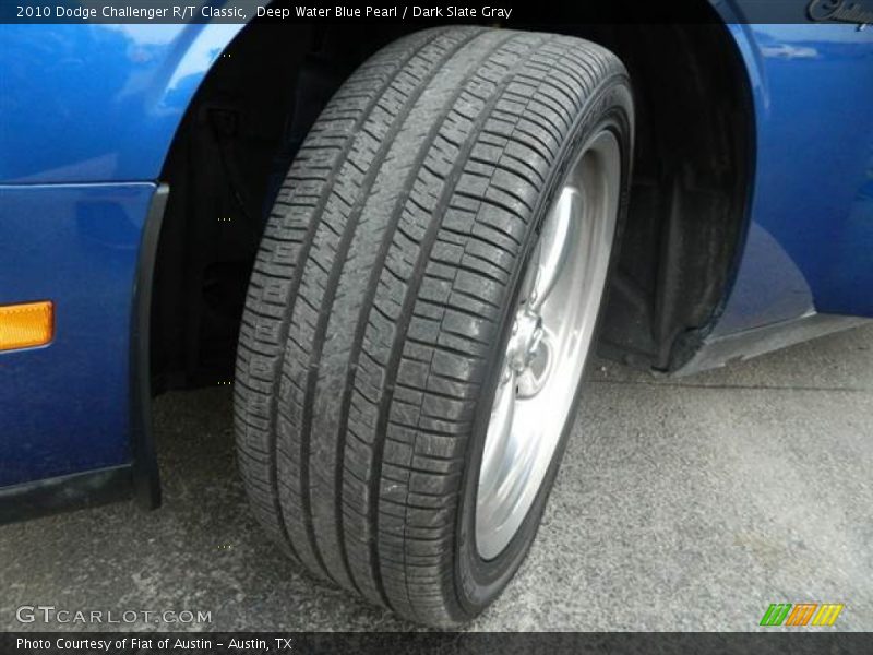 Deep Water Blue Pearl / Dark Slate Gray 2010 Dodge Challenger R/T Classic