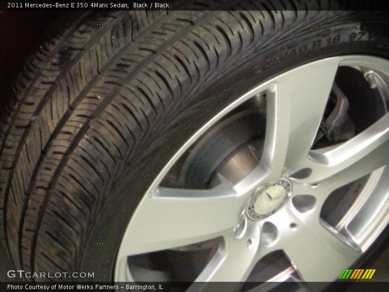 Black / Black 2011 Mercedes-Benz E 350 4Matic Sedan