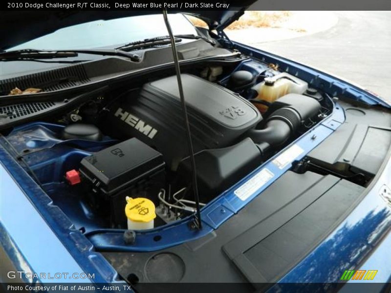 Deep Water Blue Pearl / Dark Slate Gray 2010 Dodge Challenger R/T Classic
