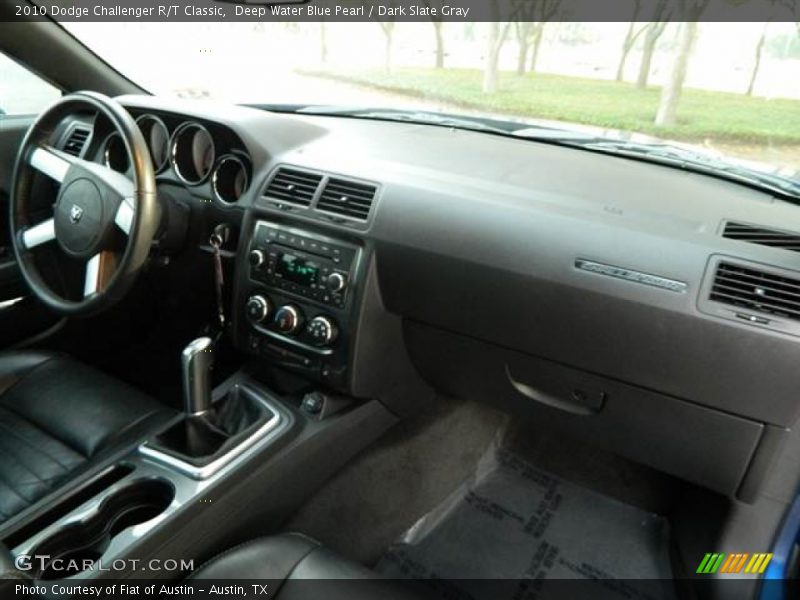 Deep Water Blue Pearl / Dark Slate Gray 2010 Dodge Challenger R/T Classic