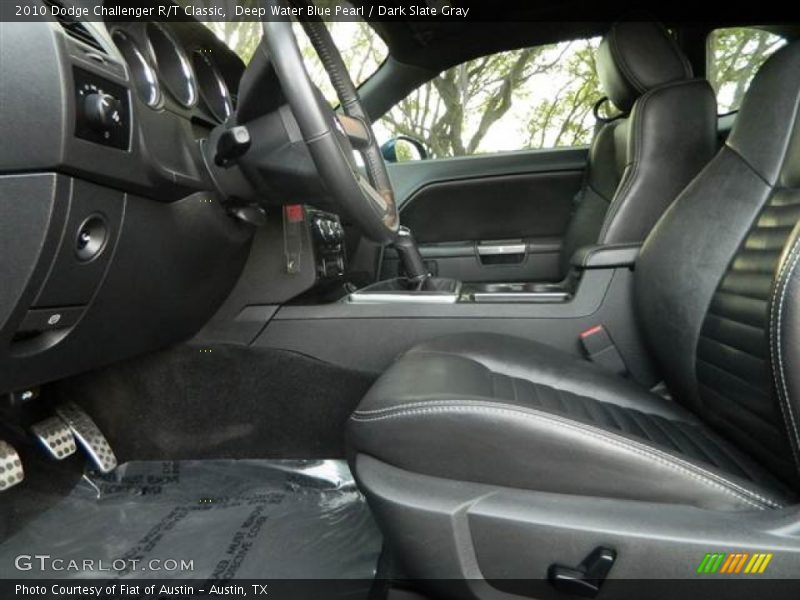 Deep Water Blue Pearl / Dark Slate Gray 2010 Dodge Challenger R/T Classic
