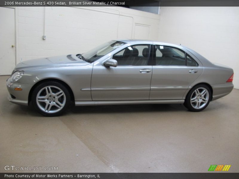 Brilliant Silver Metallic / Charcoal 2006 Mercedes-Benz S 430 Sedan