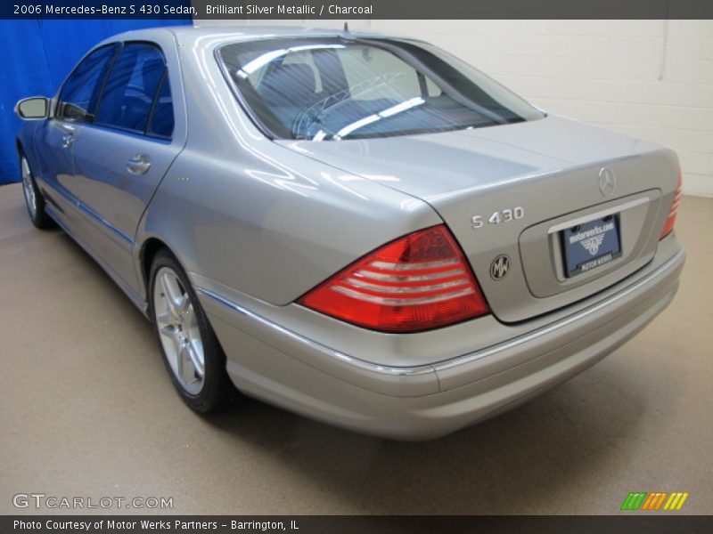 Brilliant Silver Metallic / Charcoal 2006 Mercedes-Benz S 430 Sedan