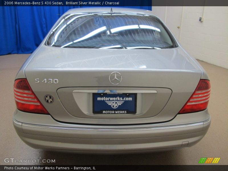 Brilliant Silver Metallic / Charcoal 2006 Mercedes-Benz S 430 Sedan