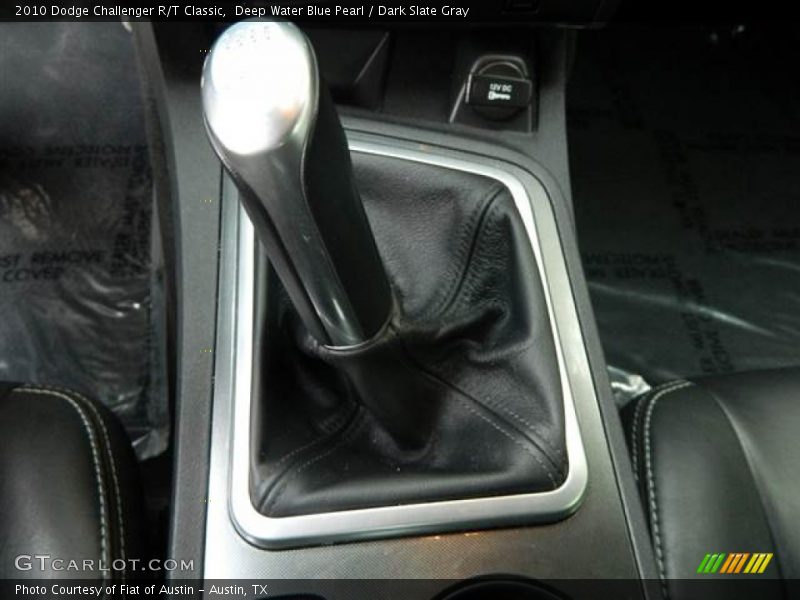 Deep Water Blue Pearl / Dark Slate Gray 2010 Dodge Challenger R/T Classic