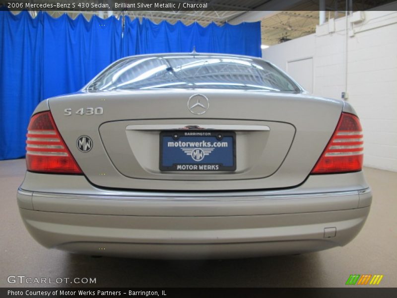 Brilliant Silver Metallic / Charcoal 2006 Mercedes-Benz S 430 Sedan