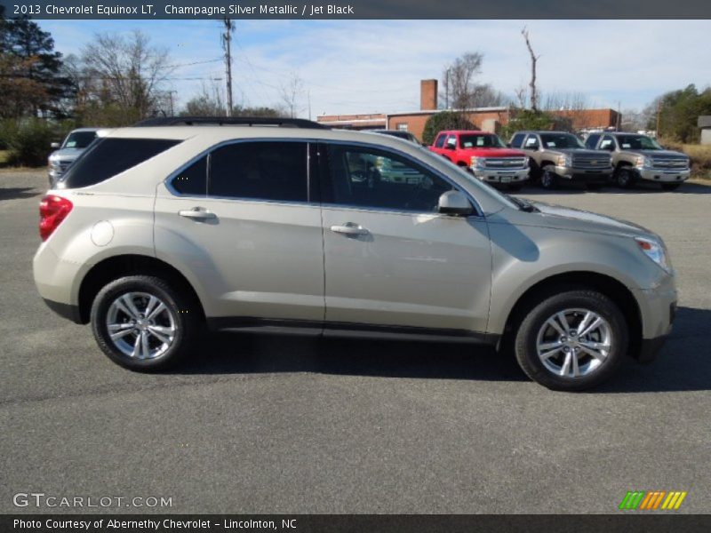 Champagne Silver Metallic / Jet Black 2013 Chevrolet Equinox LT