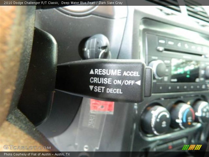 Deep Water Blue Pearl / Dark Slate Gray 2010 Dodge Challenger R/T Classic