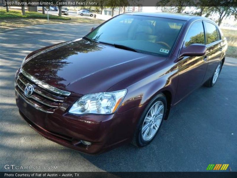Cassis Red Pearl / Ivory 2007 Toyota Avalon Limited
