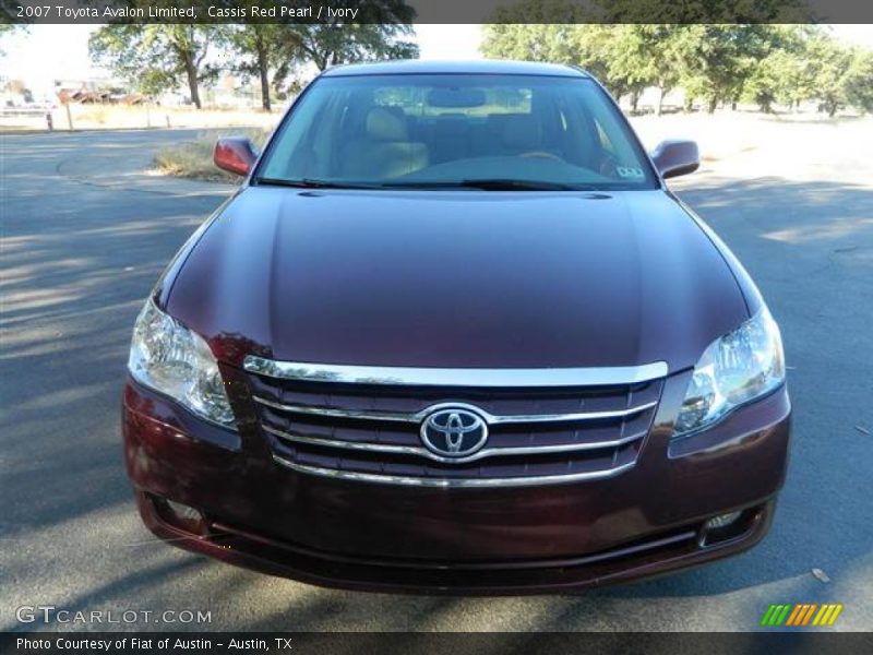 Cassis Red Pearl / Ivory 2007 Toyota Avalon Limited