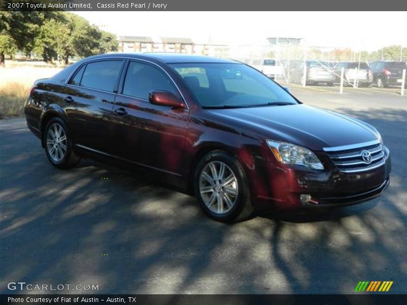 Cassis Red Pearl / Ivory 2007 Toyota Avalon Limited