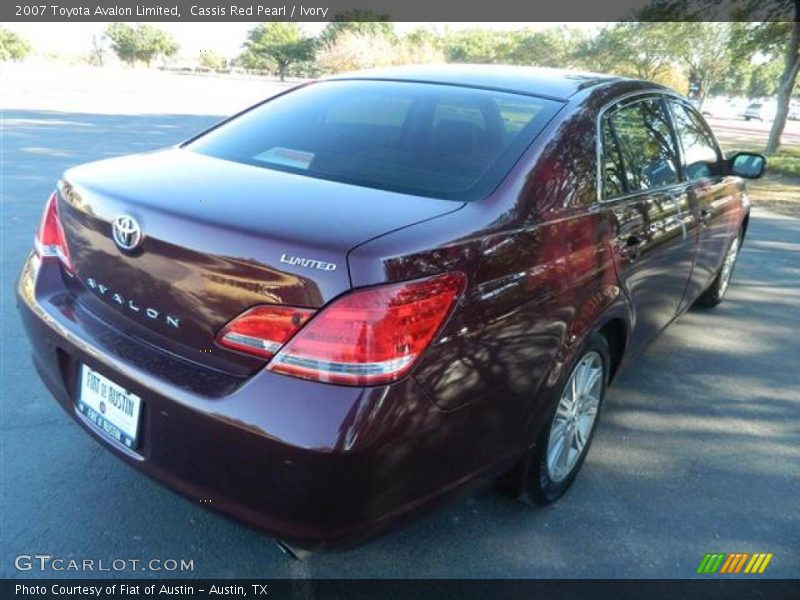 Cassis Red Pearl / Ivory 2007 Toyota Avalon Limited