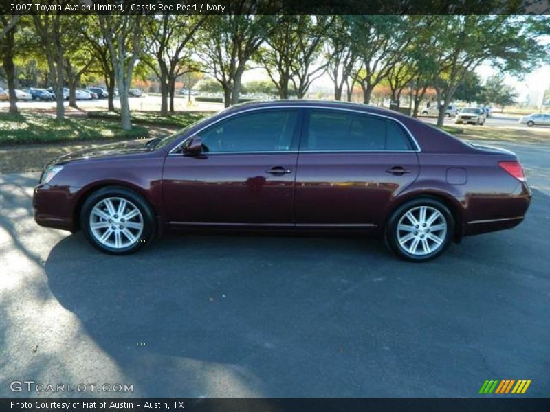 Cassis Red Pearl / Ivory 2007 Toyota Avalon Limited