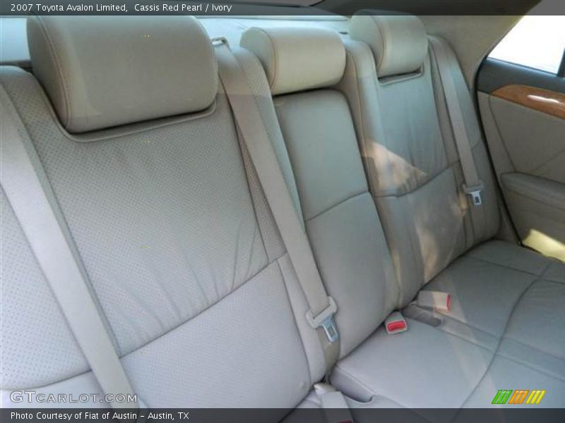 Cassis Red Pearl / Ivory 2007 Toyota Avalon Limited