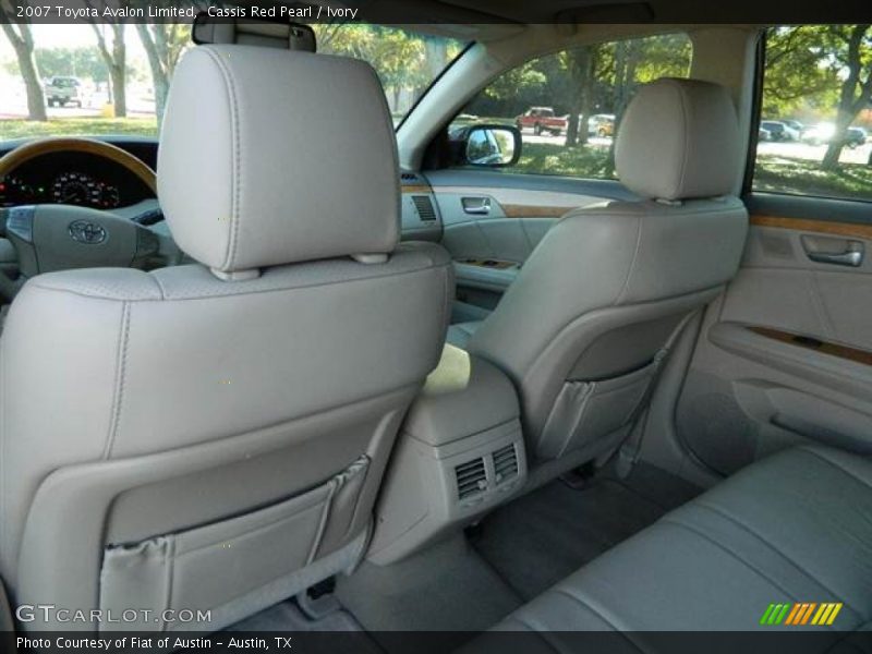Cassis Red Pearl / Ivory 2007 Toyota Avalon Limited