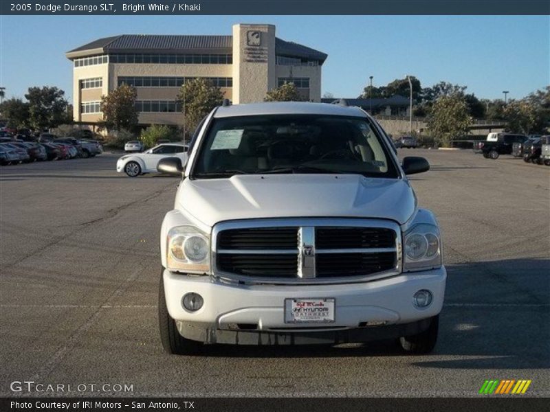 Bright White / Khaki 2005 Dodge Durango SLT