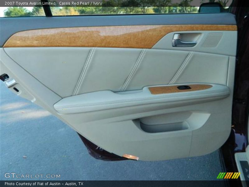 Cassis Red Pearl / Ivory 2007 Toyota Avalon Limited