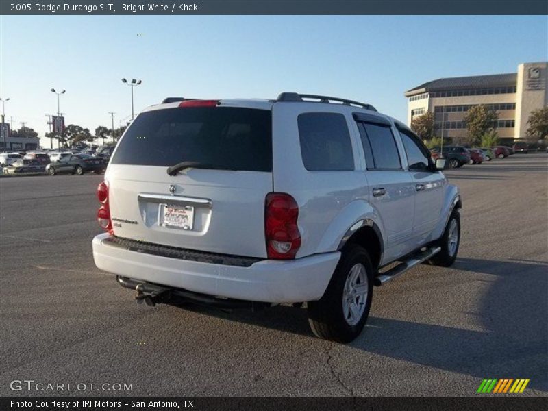 Bright White / Khaki 2005 Dodge Durango SLT