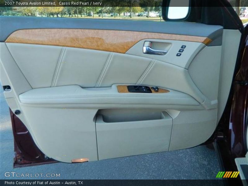 Cassis Red Pearl / Ivory 2007 Toyota Avalon Limited