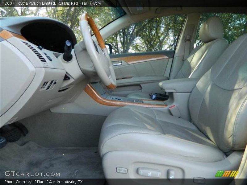 Cassis Red Pearl / Ivory 2007 Toyota Avalon Limited