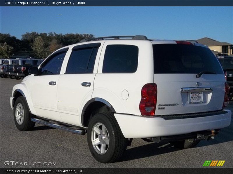 Bright White / Khaki 2005 Dodge Durango SLT