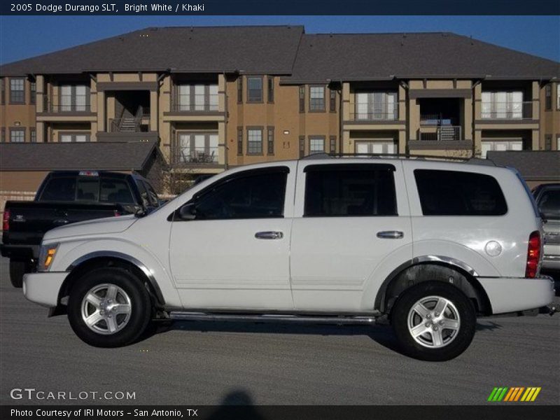 Bright White / Khaki 2005 Dodge Durango SLT