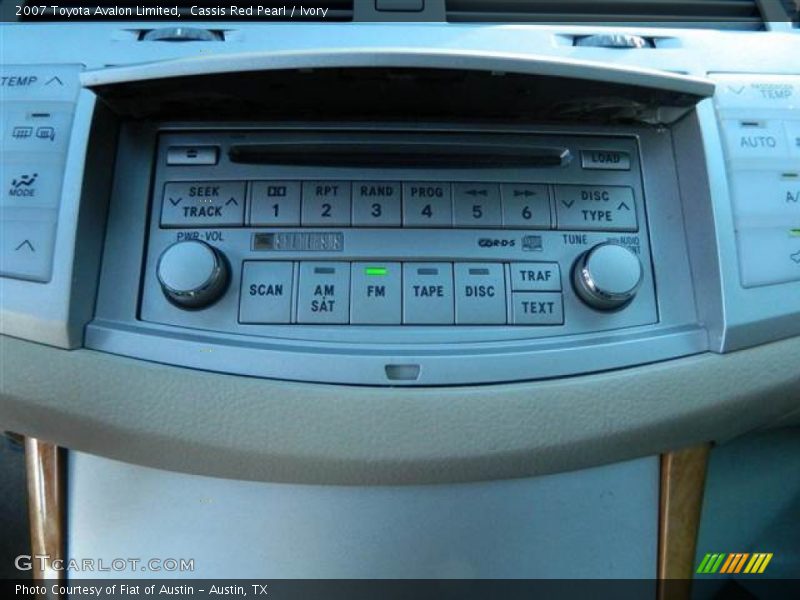 Cassis Red Pearl / Ivory 2007 Toyota Avalon Limited