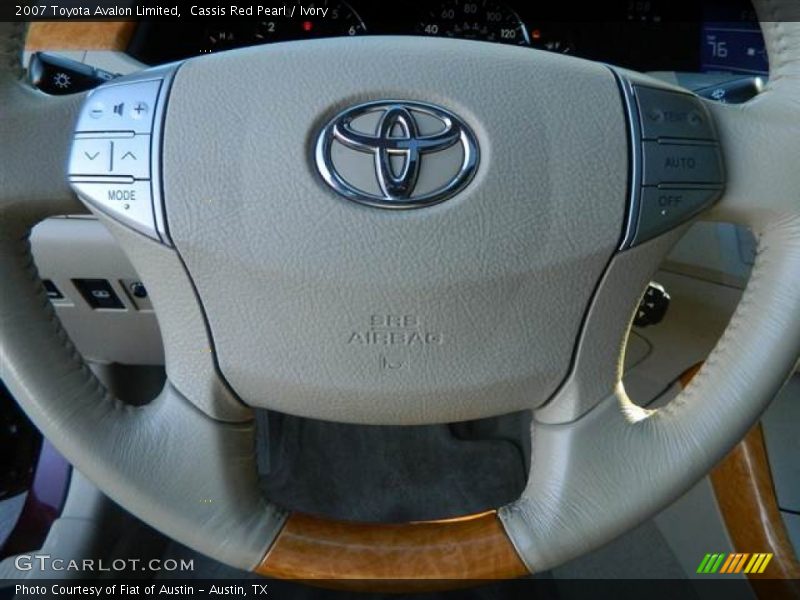 Cassis Red Pearl / Ivory 2007 Toyota Avalon Limited