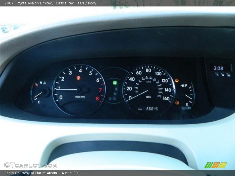 Cassis Red Pearl / Ivory 2007 Toyota Avalon Limited