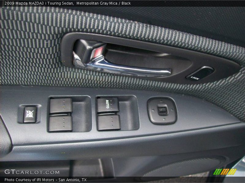 Metropolitan Gray Mica / Black 2009 Mazda MAZDA3 i Touring Sedan