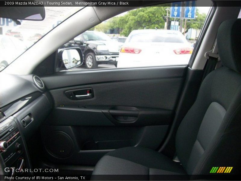 Metropolitan Gray Mica / Black 2009 Mazda MAZDA3 i Touring Sedan