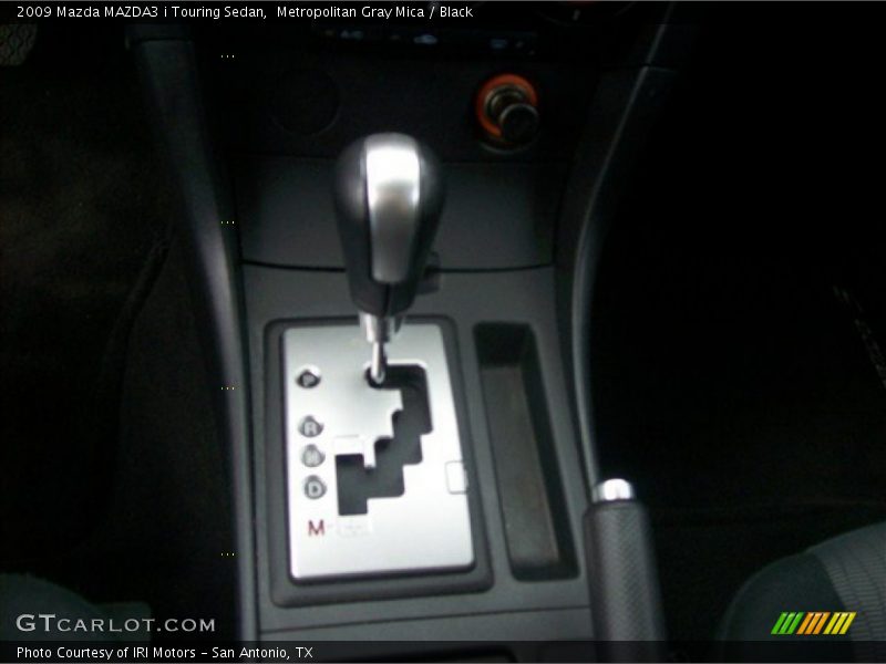 Metropolitan Gray Mica / Black 2009 Mazda MAZDA3 i Touring Sedan