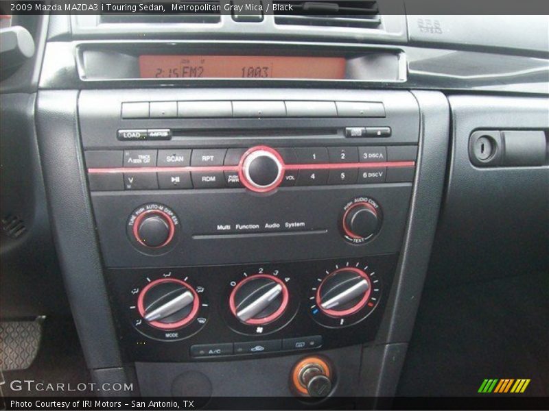 Metropolitan Gray Mica / Black 2009 Mazda MAZDA3 i Touring Sedan