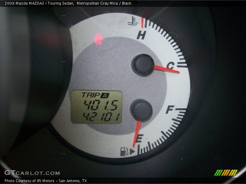 Metropolitan Gray Mica / Black 2009 Mazda MAZDA3 i Touring Sedan