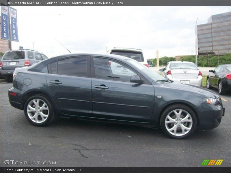 Metropolitan Gray Mica / Black 2009 Mazda MAZDA3 i Touring Sedan