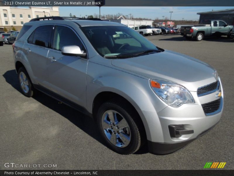 Silver Ice Metallic / Jet Black 2013 Chevrolet Equinox LT