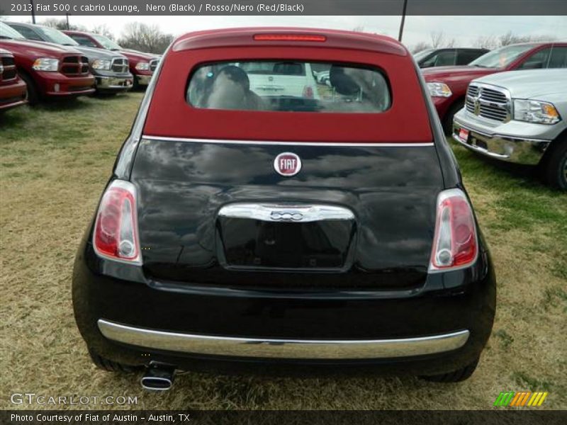  2013 500 c cabrio Lounge Nero (Black)