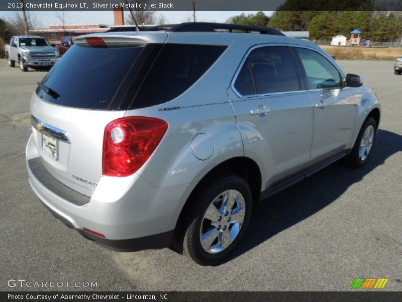 Silver Ice Metallic / Jet Black 2013 Chevrolet Equinox LT
