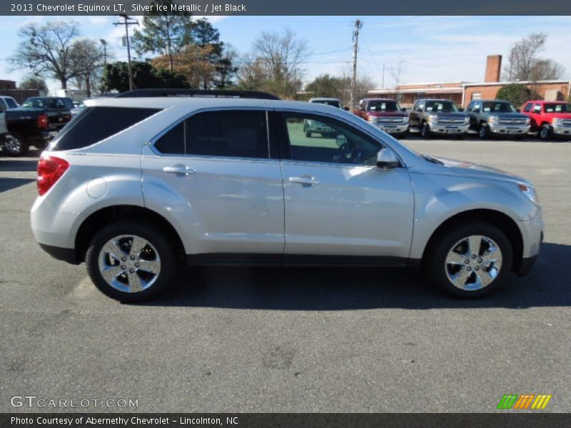 Silver Ice Metallic / Jet Black 2013 Chevrolet Equinox LT