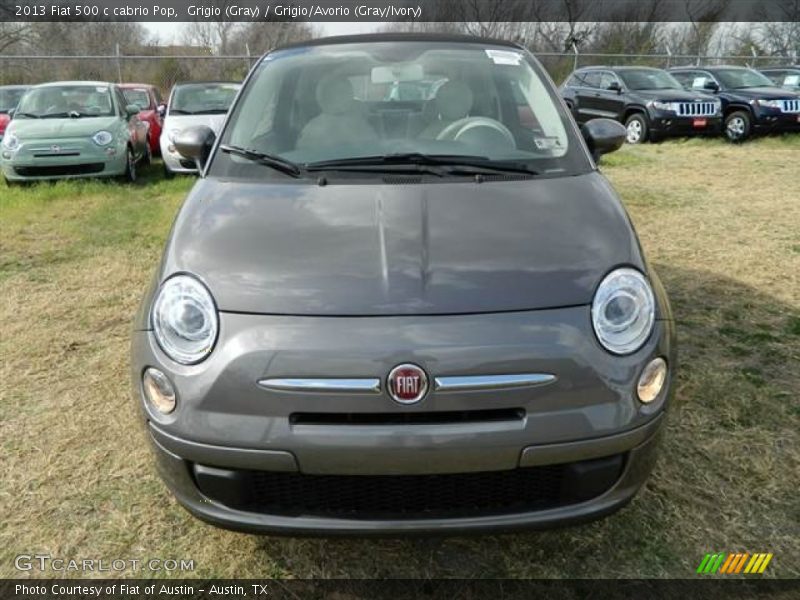  2013 500 c cabrio Pop Grigio (Gray)