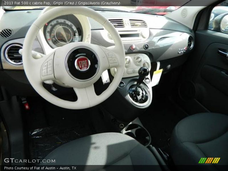 Dashboard of 2013 500 c cabrio Pop